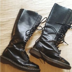 Dr. Martens 20 Eye Lace Up Combat Boots UK 5 Black